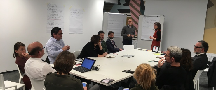 Les commerçants co-creent avec l'administration dans le cadre de la stratégie économique 2030 Atelier co-création, Plan d'action commerce, stratégie économique 2030