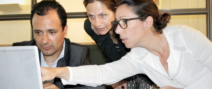Tito Espinoza, Dorothée Zarjevski et Caroline Widmer