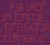 lettre sur un fond violet le viol un crime presque ordinaire