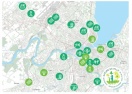 Carte des projets lauréats 2020