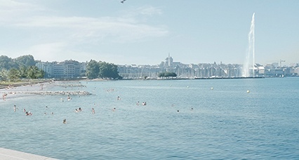 Plage publique des Eaux-Vives