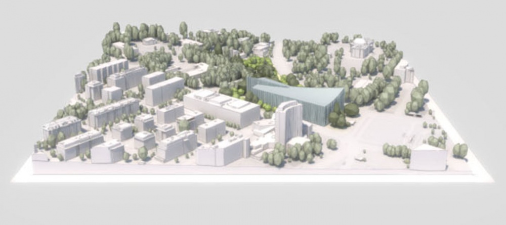 Maquette 3D de la Cité de la musique