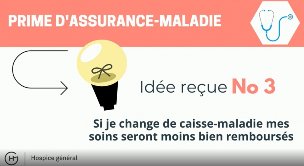 Idée reçue - Si je change de caisse-maladie mes soins seront moins bien remboursés !