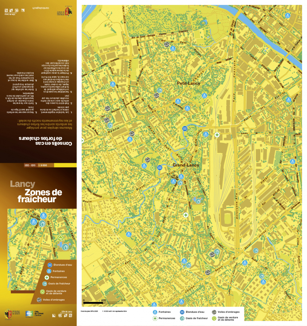 Lieux de fraîcheur Lancy