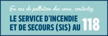 en cas de pollution des eau, composer le 118