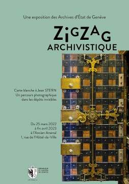 Zigzag archivistique - Flyer de l'exposition