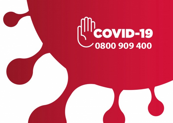 COVID-19 - 0800 909 400