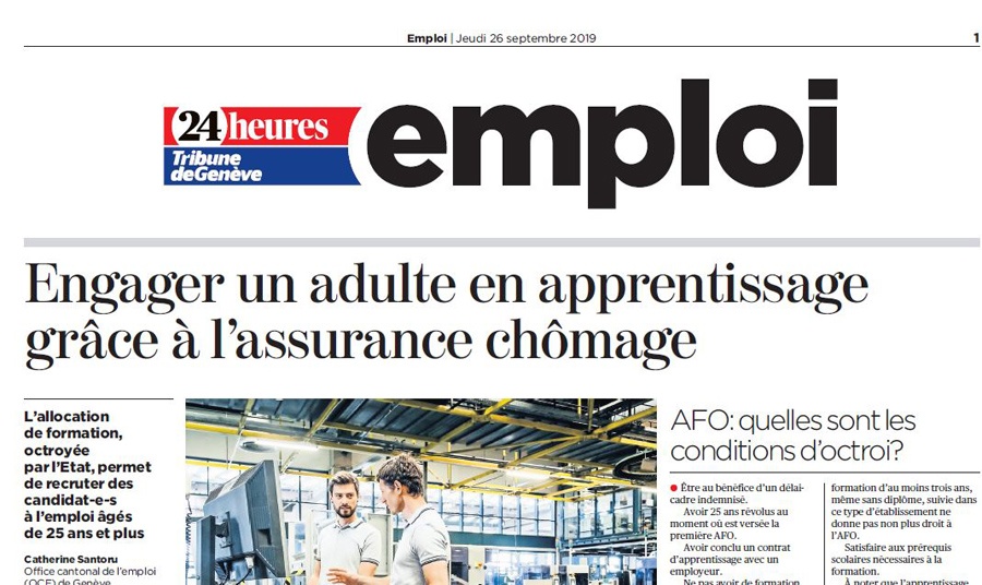 Engager Un Adulte En Apprentissage Grace A L Assurance Chomage Ge Ch