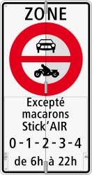 Panneau Stickair 2021