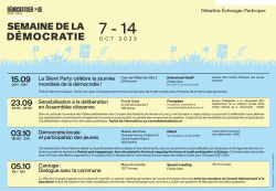 Programme Grand Public