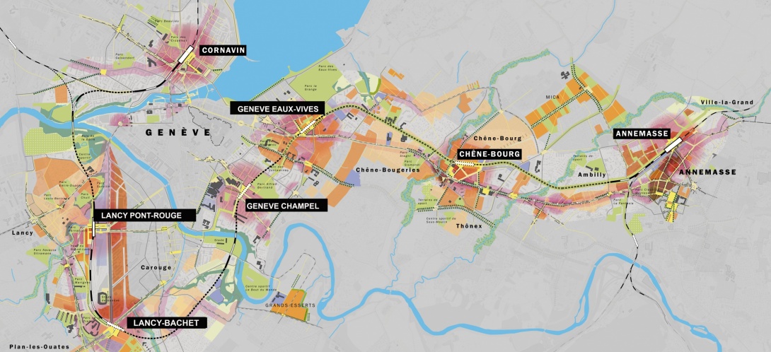 Leman Express Plan Construire autour du Léman Express | ge.ch