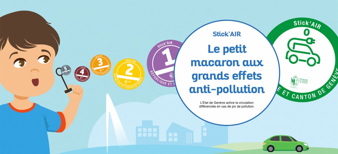  Générique Vignette CRIT AIR Support Macaron Pollution Stickers  Auto rétro (Noir)