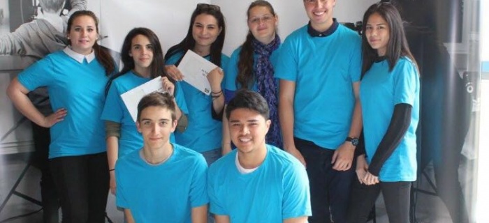 Jeunes stagiaires de l'espace entreprise