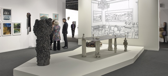 Vue de l'exposition Art Genève 2017. © Serge Frühauf