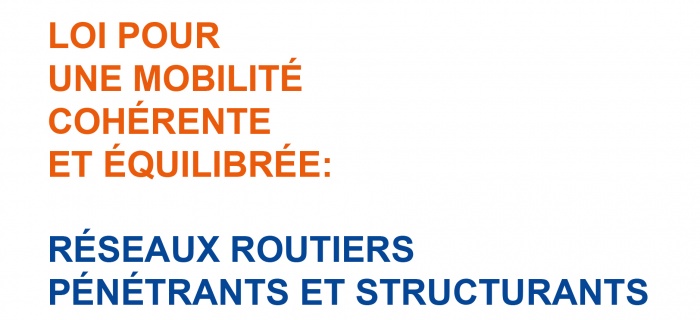 LMCE: Réseaux routiers pénétrants et structurants