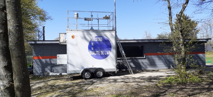 Station de mesure mobile de la qualité de l'air à genève