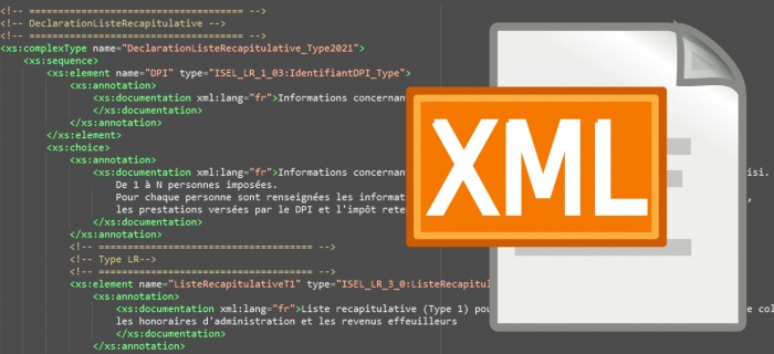 Shcéma de données XML