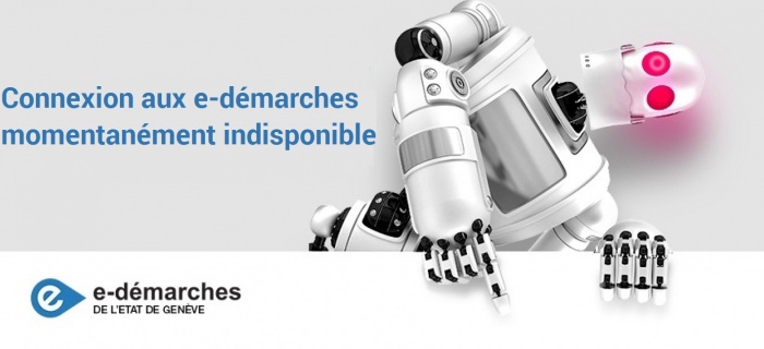Connexion aux e-démarches momentanément indisponible