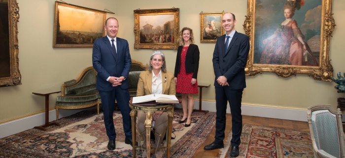 Visite de courtoisie de S.E. Madame María Celsa Nuño García, ambassadrice d'Espagne en Suisse