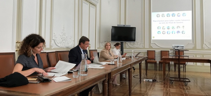 M. Righetti, M. Poggia, N. Fontanet (salle 2 du DIP)