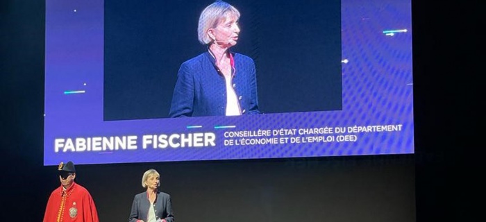 Fabienne Fischer, conseillère d'Etat chargée du département de l'économie et de l'emploi (DEE)