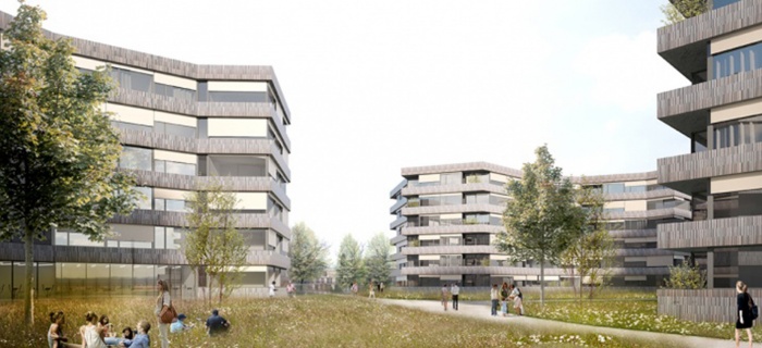 Projet lauréat du concours - Pont 12 architectes