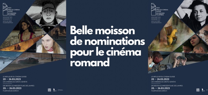 Belle moisson de nominations pour le cinéma romand