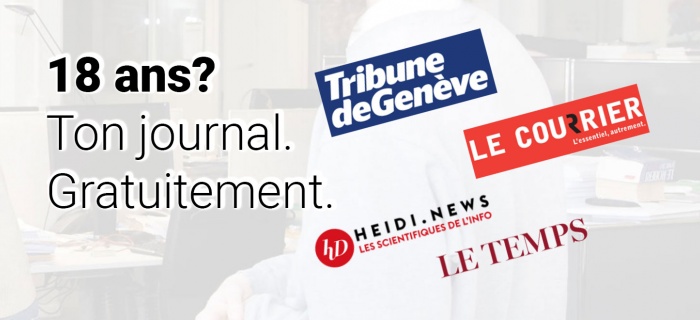 18 ans? Ton journal. Gratuit.