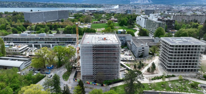 Chantier du Conseil œcuménique des Eglises (avril 23) - photo MF Drone