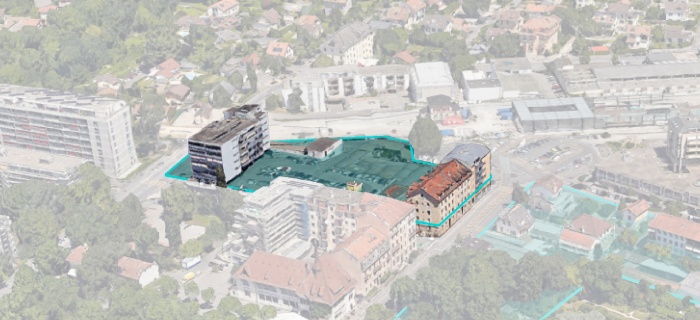 Périmètre du projet de quartier Edouard-Baud