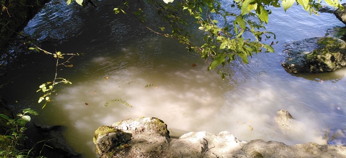 Eaux du Rhône le 23 août 2023