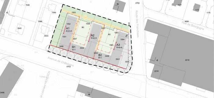 Plan d'aménagement Chatelaine-Franchises N°29749