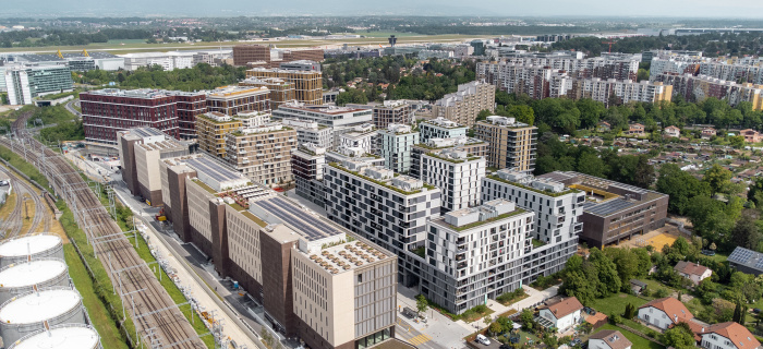 Vue aérienne du quartier de l'Etang © Urban Project