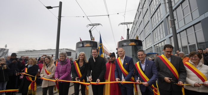 Inauguration extension tram 15 - 9 décembre 2023