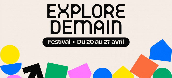 Visuel festival EXPLORE DEMAIN 2024