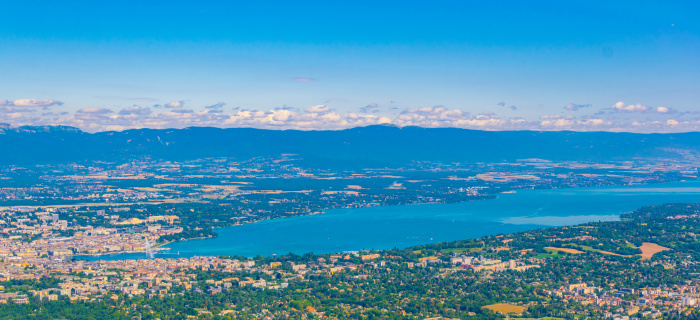 Genève vu depuis le Salève