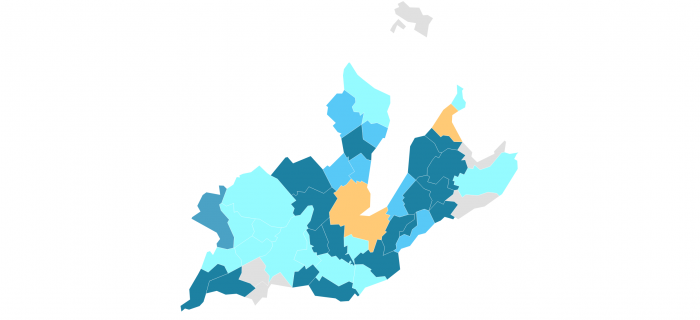 Carte de l'avancement des plans directeurs communaux - mai 24