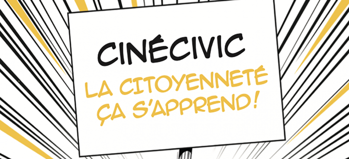 Affiche du concours CinéCivic 2024-2025