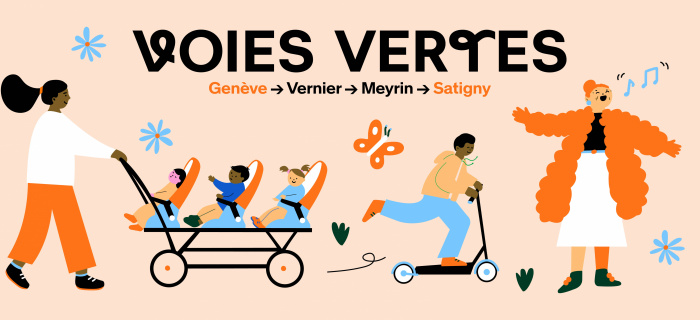 La Voie verte Genève-Satigny