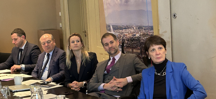 Conférence de presse du 6 février 2025. Photo Etat de Genève