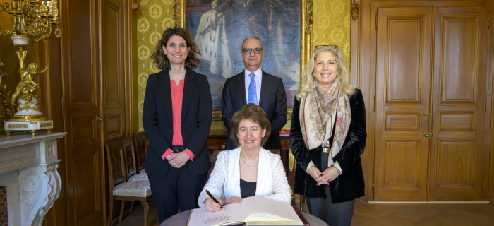 Visite S.E. Madame l'Ambassadrice Hasmik Tolmajian, représentante permanente de la République d'Arménie auprès des Nations Unies à Genève