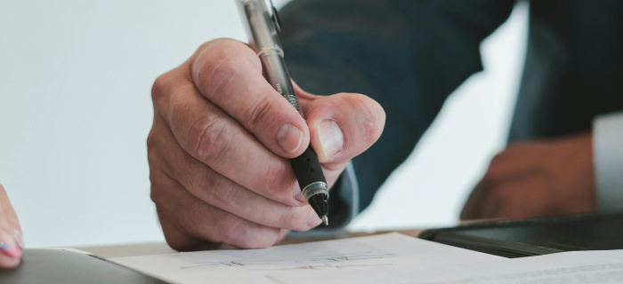 Signature d'un document