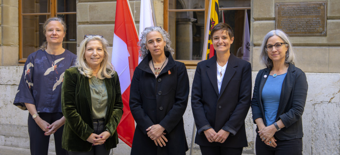 Visite de la doctoresse Micaela Serafini, présidente de la section suisse de l'organisation internationale d'aide humanitaire Médecins Sans Frontières (MSF)