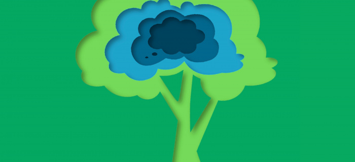 Illustration arbre découpage