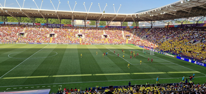 Match de l'Euro féminin 2025 à Genève