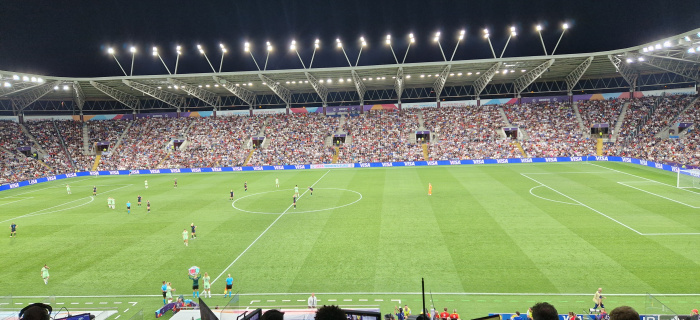 Match Italie - Angleterre, le 22 juillet 2025.