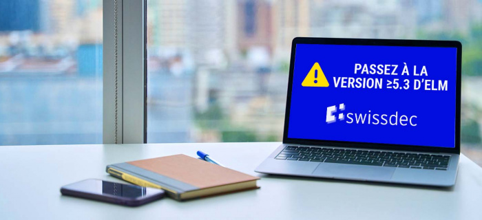 Passez à la version 5.3 ou ultérieure d'ELM