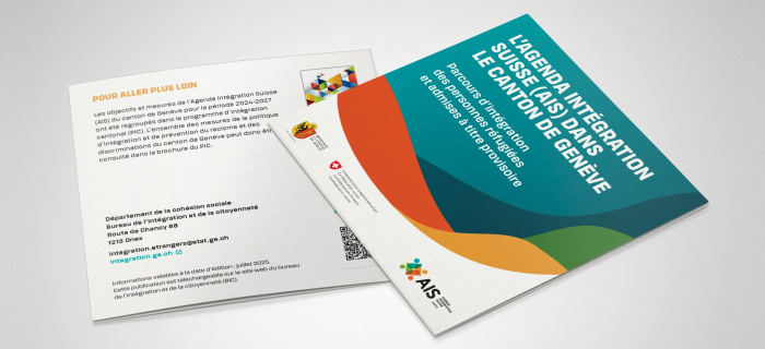 Couverture du dépliant sur l'Agenda Intégration Suisse