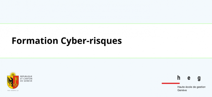 Visuel sobre mentionnant "Formation Cyber-risques"