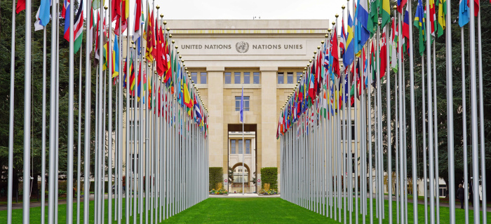Photo du Palais de Nations. Photo DR